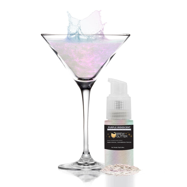 Edible Iridescent Cocktail Glitter Spray Action Pump 