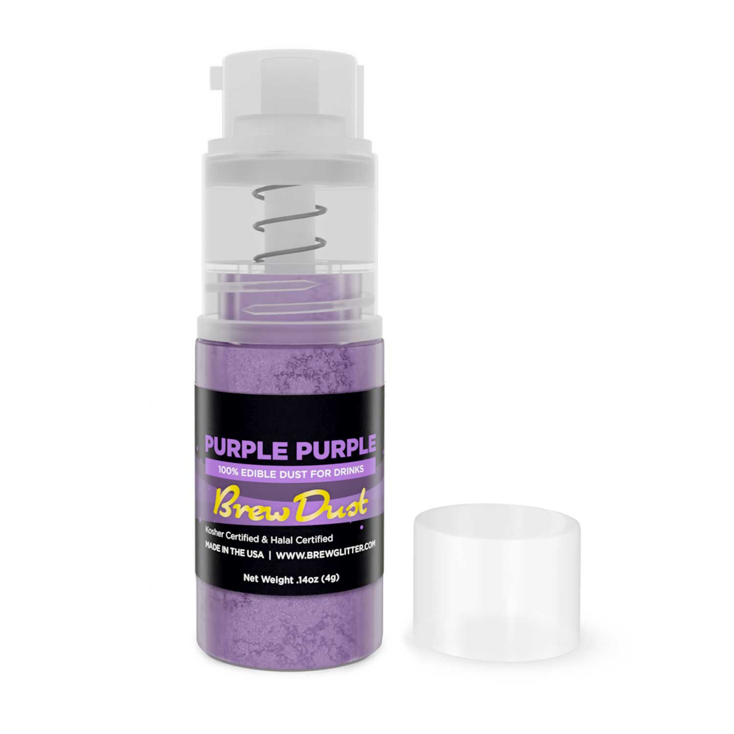 Purple Purple Edible Brew Dust | Mini Spray Pump-Brew Glitter®