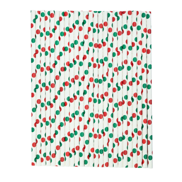 Buy Red and Green Polka Dot Stirring Straws, Bulk Sizes, $$69.95 USD