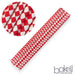 Red and White Diamond Print Stirring Straws | Bulk Sizes-Brew Glitter®