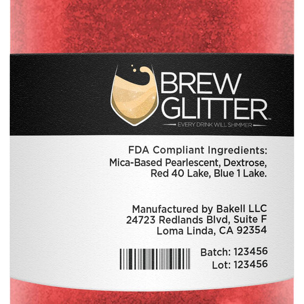 Red Brew Glitter | Bulk Sizes-Brew Glitter®