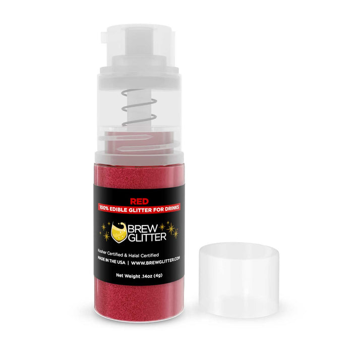 Red Color Changing Brew Glitter | Mini Pump Wholesale by the Case-Brew Glitter®