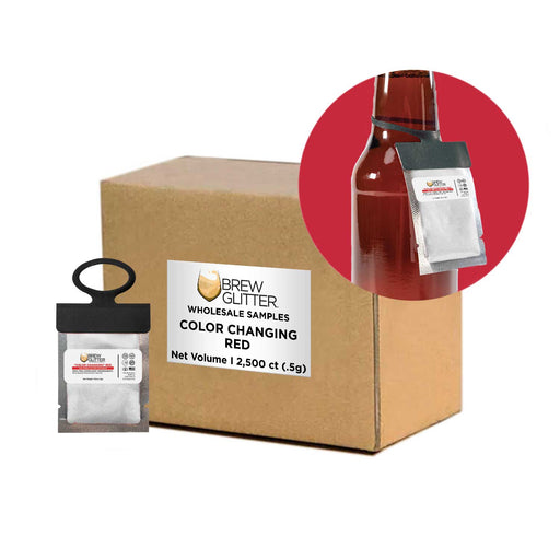 Red Color Changing Brew Glitter® Necker | Wholesale-Brew Glitter®