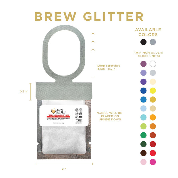 Red Color Changing Brew Glitter® Necker | Wholesale-Brew Glitter®