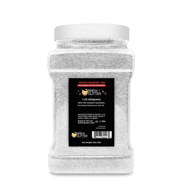 Red Edible Color Changing Brew Glitter | Bulk Size-Brew Glitter®