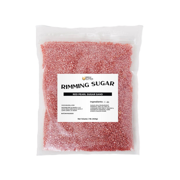 Red Pearl Cocktail Rimming Sugar-Brew Glitter®