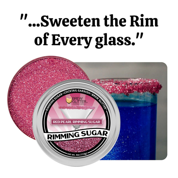 Red Pearl Cocktail Rimming Sugar-Brew Glitter®