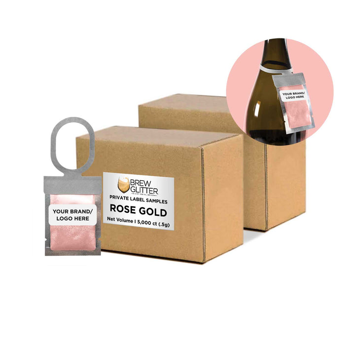 Rose Gold Brew Glitter® Necker | Private Label-Brew Glitter®