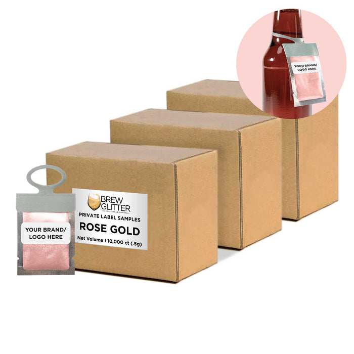 Rose Gold Brew Glitter® Necker | Private Label-Brew Glitter®
