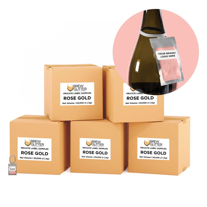 Rose Gold Brew Glitter® Necker | Private Label-Brew Glitter®