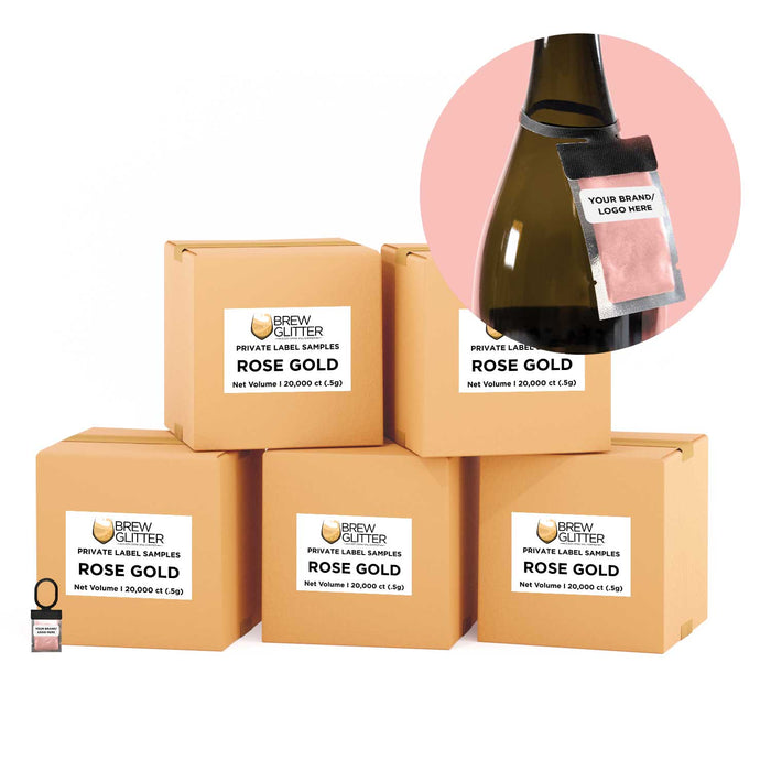 Rose Gold Brew Glitter® Necker | Private Label-Brew Glitter®