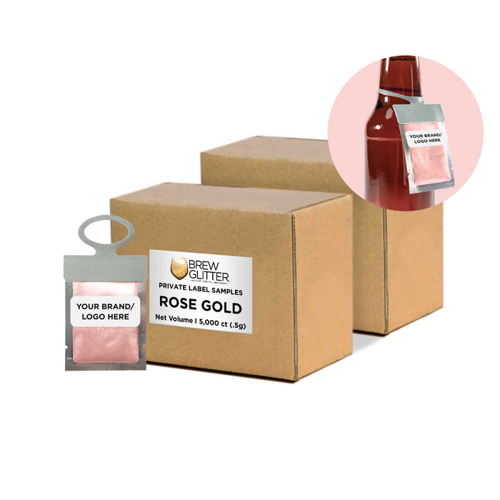 Rose Gold Brew Glitter® Necker | Private Label-Brew Glitter®