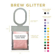 Rose Gold Brew Glitter® Necker | Private Label-Brew Glitter®