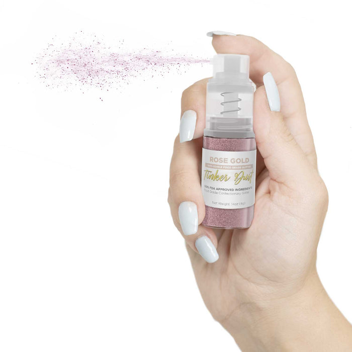 Rose Gold Tinker Dust® 4g Spray Pump | Wholesale Glitter-Brew Glitter®
