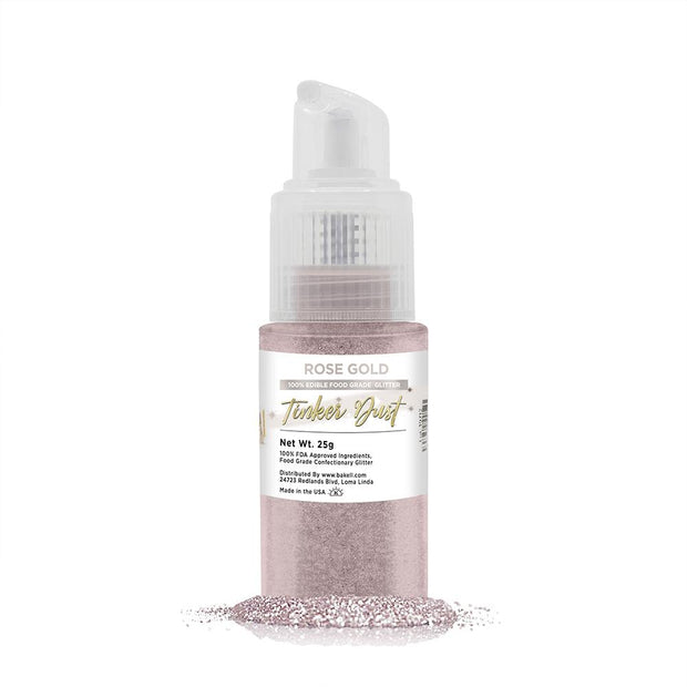 Rose Gold Tinker Dust Edible Glitter Spray Pump-Brew Glitter®