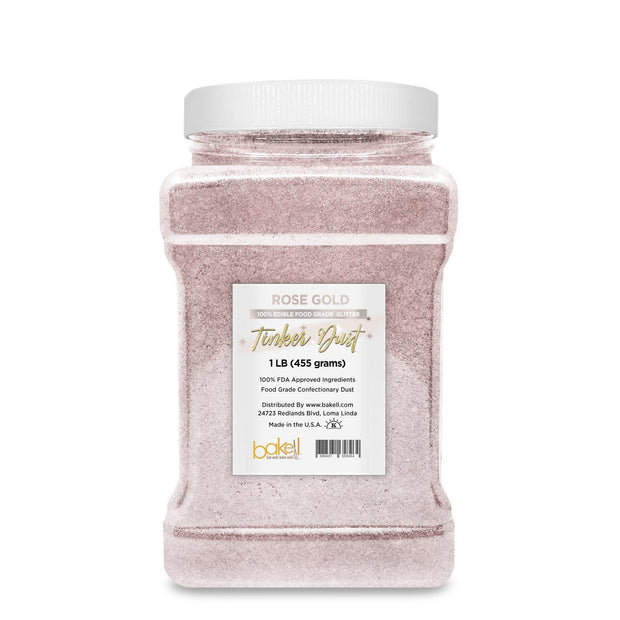 Rose Gold Tinker Dust Food Grade Edible Glitter | Bulk Sizes-Brew Glitter®