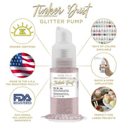 Rose Gold Tinker Dust Spray Pump by the Case | Private Label-Brew Glitter®