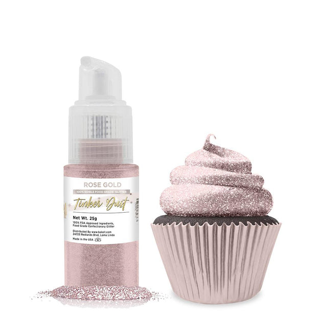 Rose Gold Tinker Dust Spray Pump by the Case | Private Label-Brew Glitter®