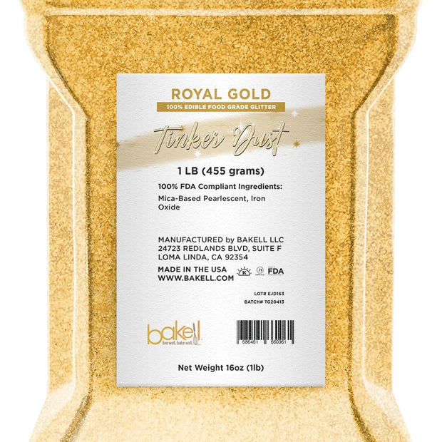 Royal Gold Tinker Dust Food Grade Edible Glitter | Bulk Sizes-Brew Glitter®