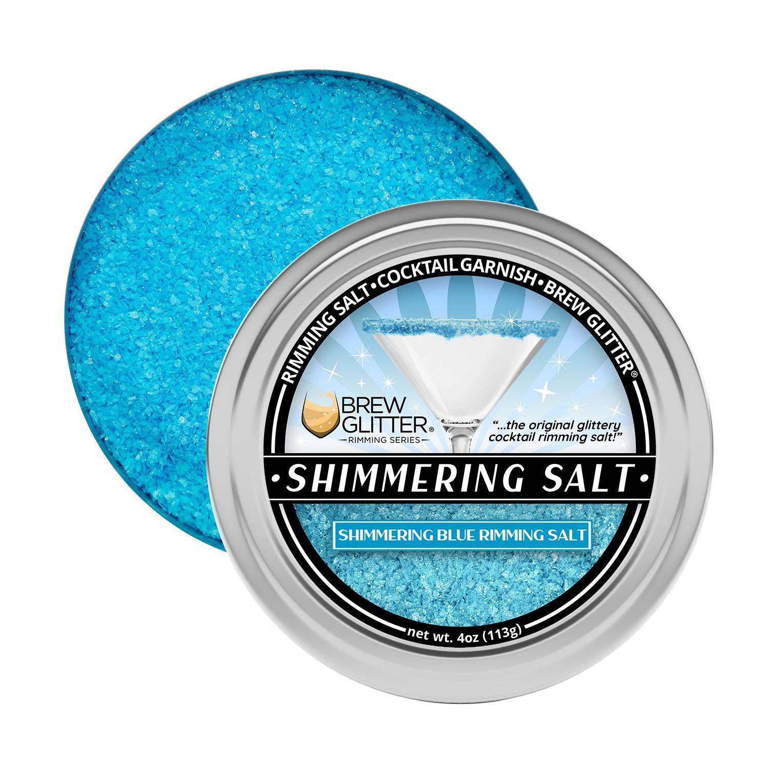 Shimmering Blue Cocktail Rimming Salt-Brew Glitter®