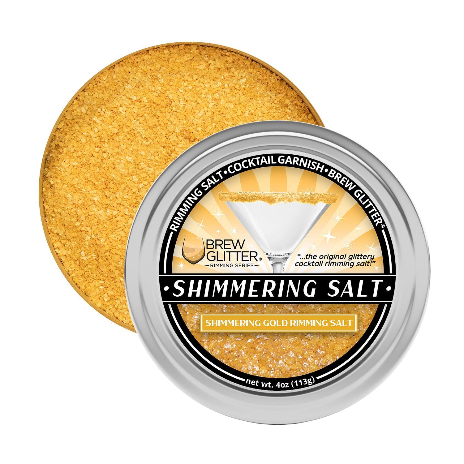 Shimmering Gold Cocktail Rimming Salt-Brew Glitter®