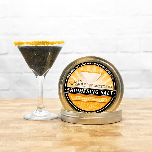 Shimmering Gold Cocktail Rimming Salt-Brew Glitter®