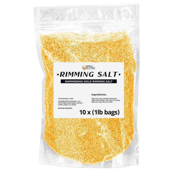 Shimmering Gold Rimming Salt | Bulk Sizes-Brew Glitter®