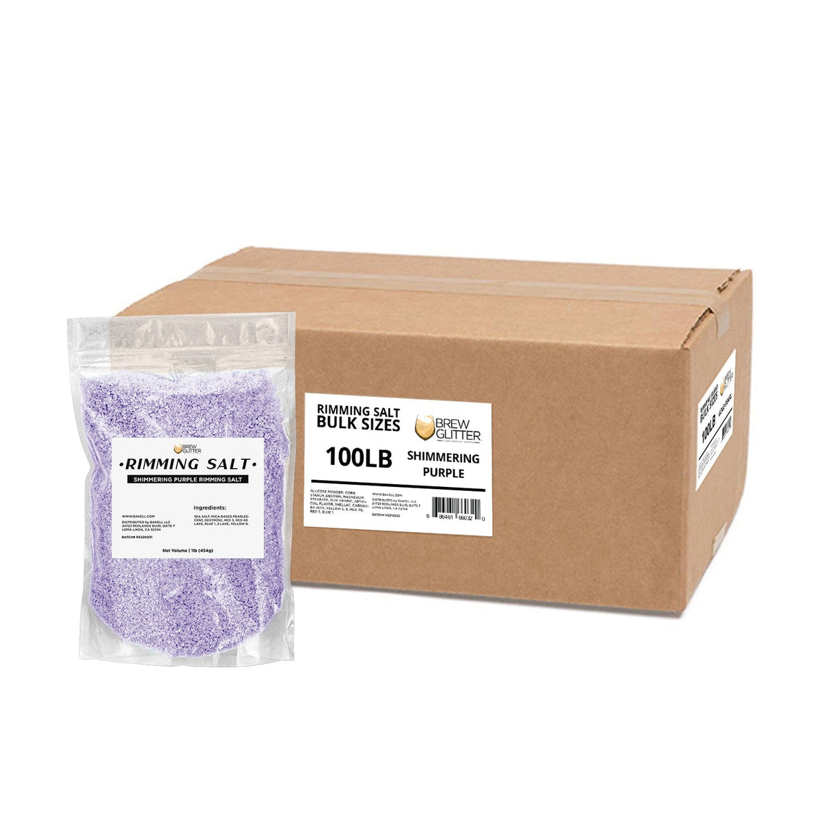 Shimmering Purple Rimming Salt | Bulk Sizes — Brew Glitter®