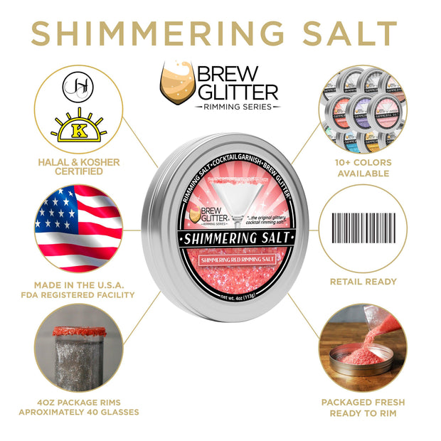 Shop Rim Salts For Cocktails | Lots of Edible Flavors | Brewglitter