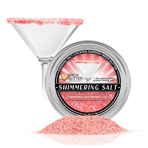Shimmering Red Cocktail Rimming Salt-Brew Glitter®