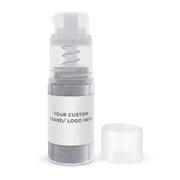 Silver Brew Glitter Mini Spray Pump by the Case | Private Label-Brew Glitter®