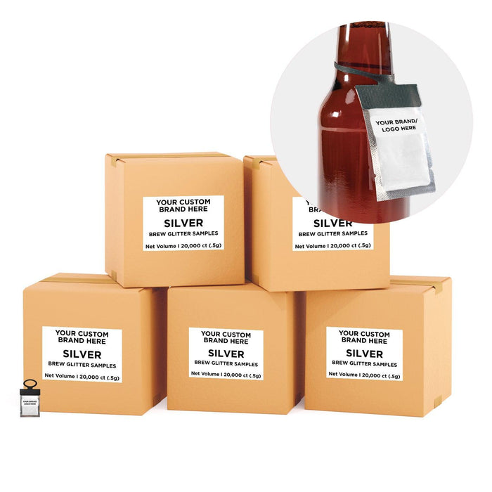 Silver Brew Glitter® Necker | Private Label-Brew Glitter®