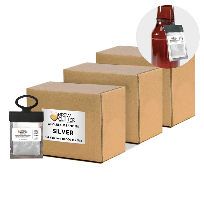 Silver Brew Glitter® Necker | Wholesale-Brew Glitter®