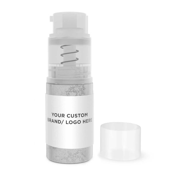 Silver Pearl Brew Dust Private Label | 4g Spray Pump-Brew Glitter®