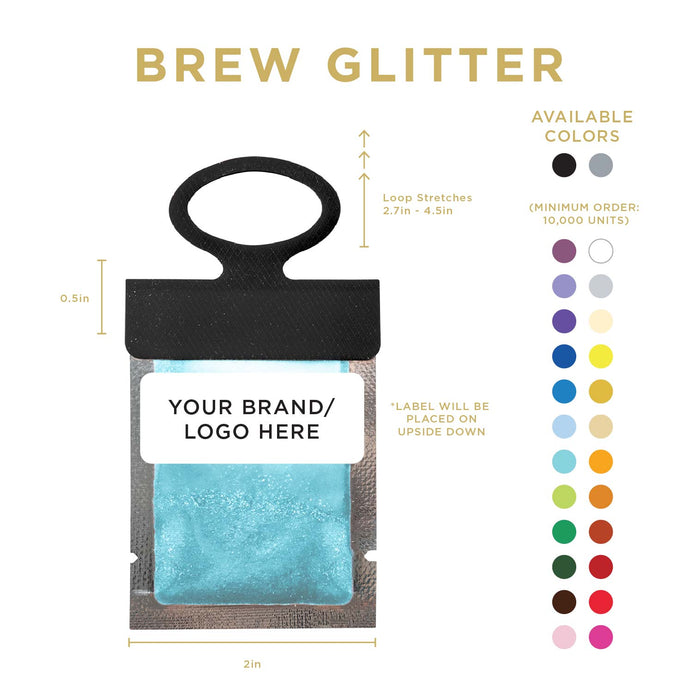 Sky Blue Brew Glitter® Necker | Private Label-Brew Glitter®
