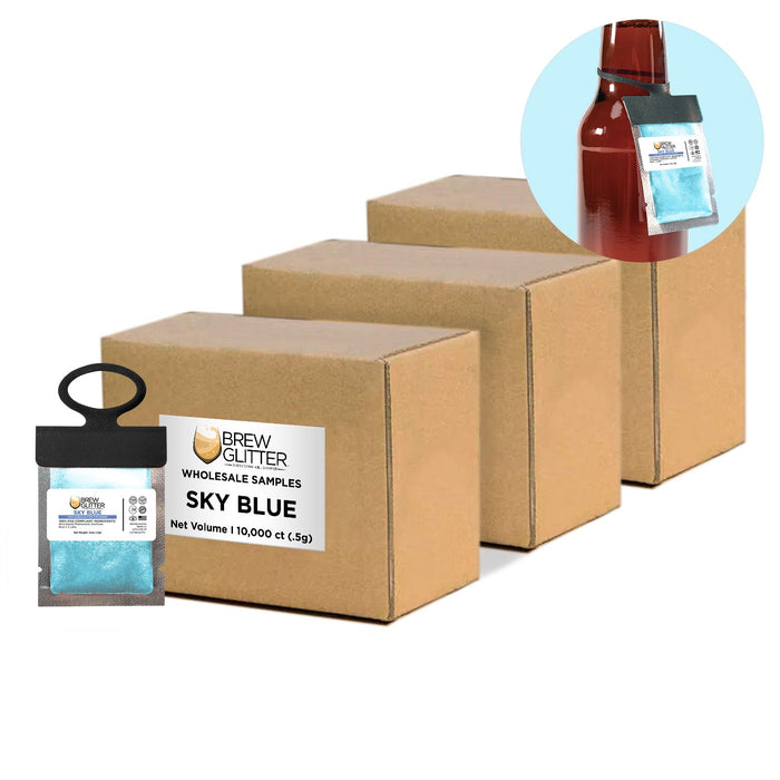 Sky Blue Brew Glitter® Necker | Wholesale-Brew Glitter®