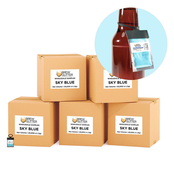 Sky Blue Brew Glitter® Necker | Wholesale-Brew Glitter®