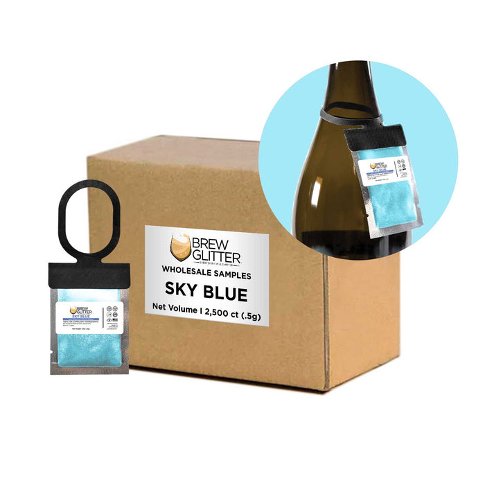 Sky Blue Brew Glitter® Necker | Wholesale-Brew Glitter®