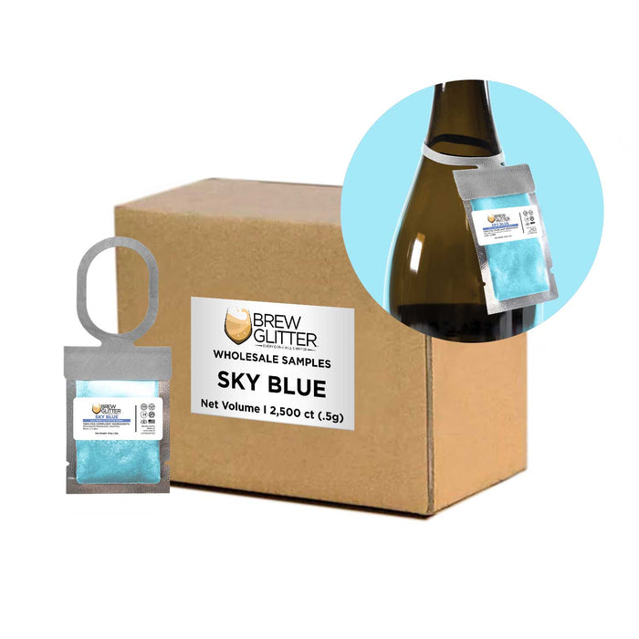 Sky Blue Brew Glitter® Necker | Wholesale-Brew Glitter®