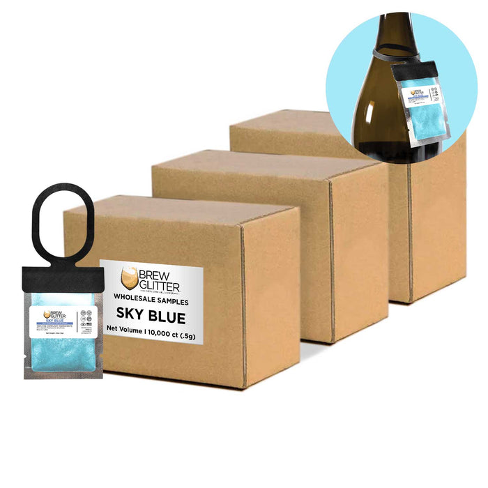 Sky Blue Brew Glitter® Necker | Wholesale-Brew Glitter®