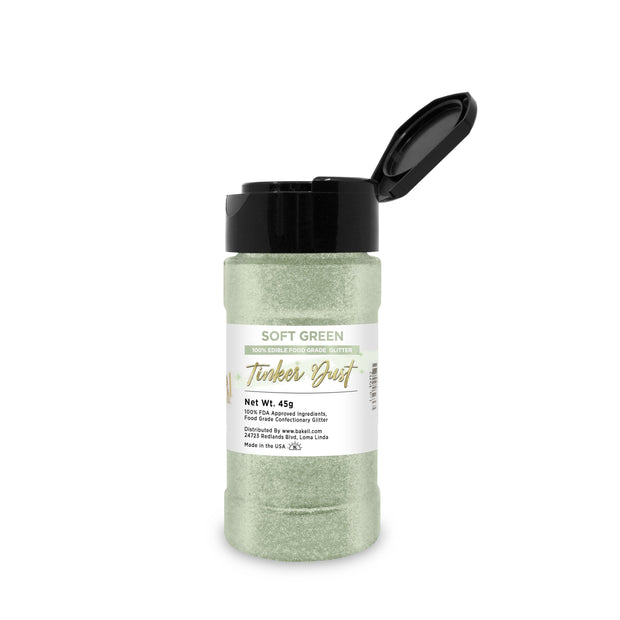 Soft Green Tinker Dust Food Grade Edible Glitter | Bulk Sizes-Brew Glitter®