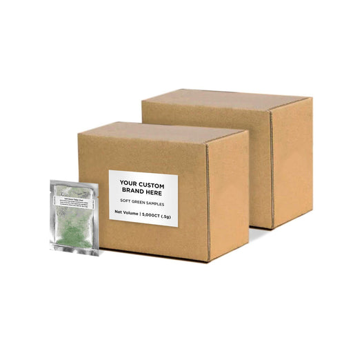 Soft Green Tinker Dust Sample Packs by the Case | Private Label-Brew Glitter®