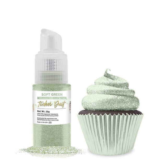 Soft Green Tinker Dust Spray Pump by the Case | Private Label-Brew Glitter®