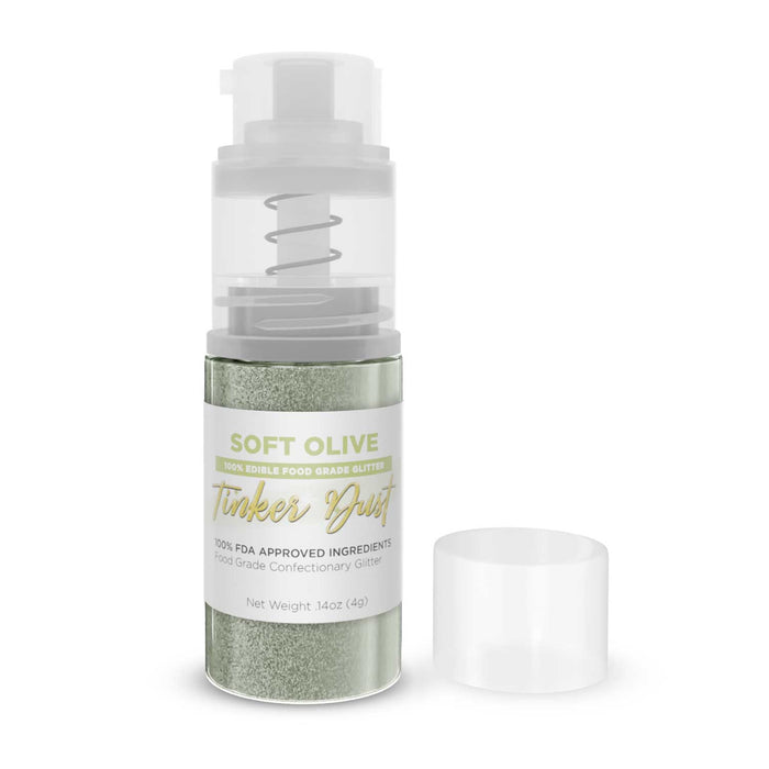 Soft Olive Green Tinker Dust® 4g Spray Pump | Wholesale Glitter-Brew Glitter®