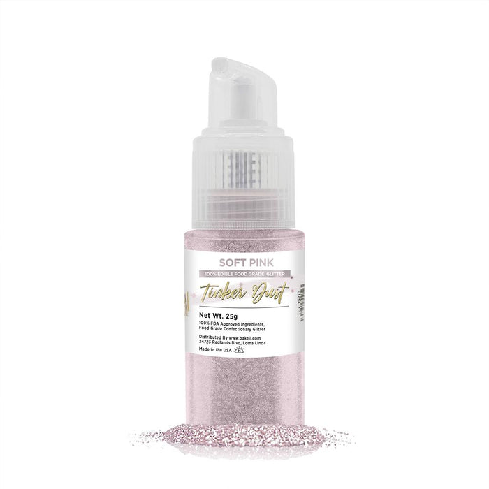 Soft Pink Tinker Dust Edible Glitter Spray Pump-Brew Glitter®