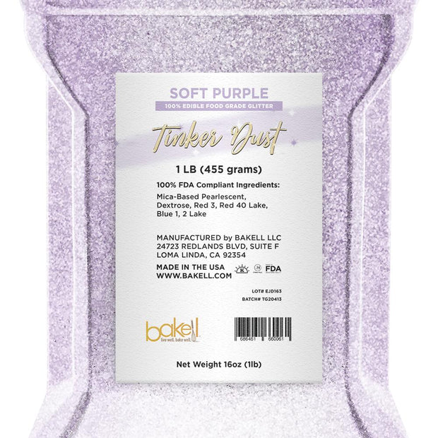 Soft Purple Tinker Dust Food Grade Edible Glitter | Bulk Sizes-Brew Glitter®