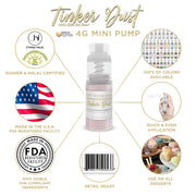 Soft Rose Gold Edible Glitter Spray 4g Pump | Tinker Dust®-Brew Glitter®