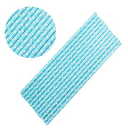 Solid Blue with White Polka Dots Stirring Straws-Brew Glitter®