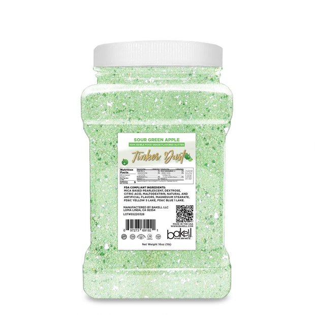 Sour Green Apple Flavored Tinker Dust | Bulk-Brew Glitter®