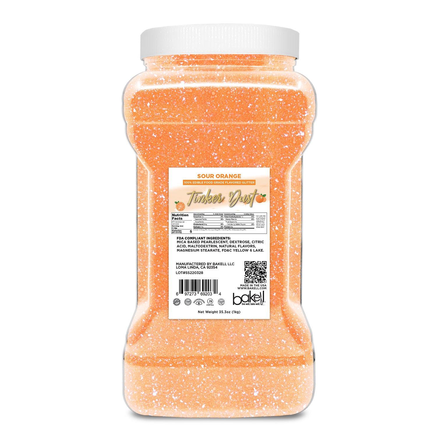 Sour Orange Flavored Tinker Dust | Food Grade Glitter-Brew Glitter®